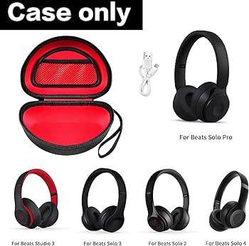 Amazon.com: Hard Travel Case Compatible with Beats Solo 4, Studio